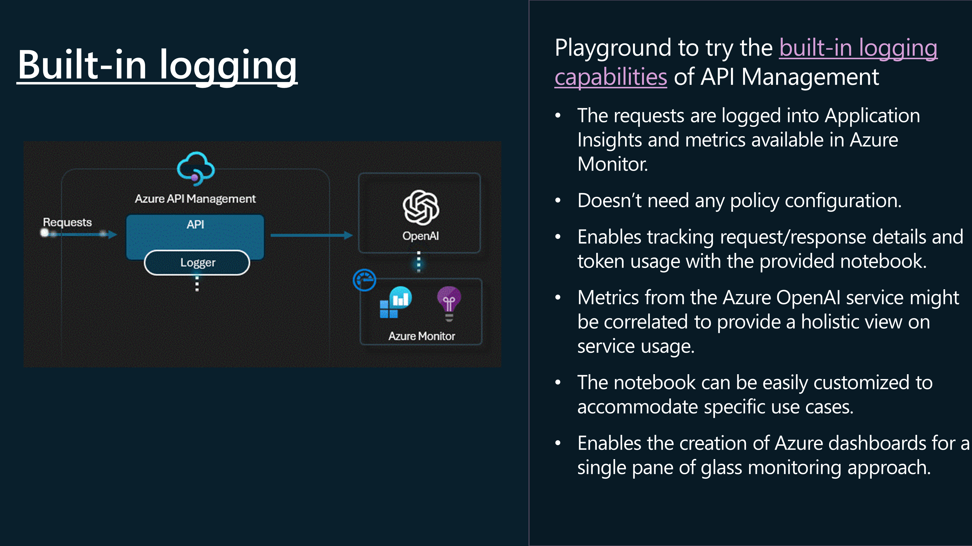 APIM Built in Logging