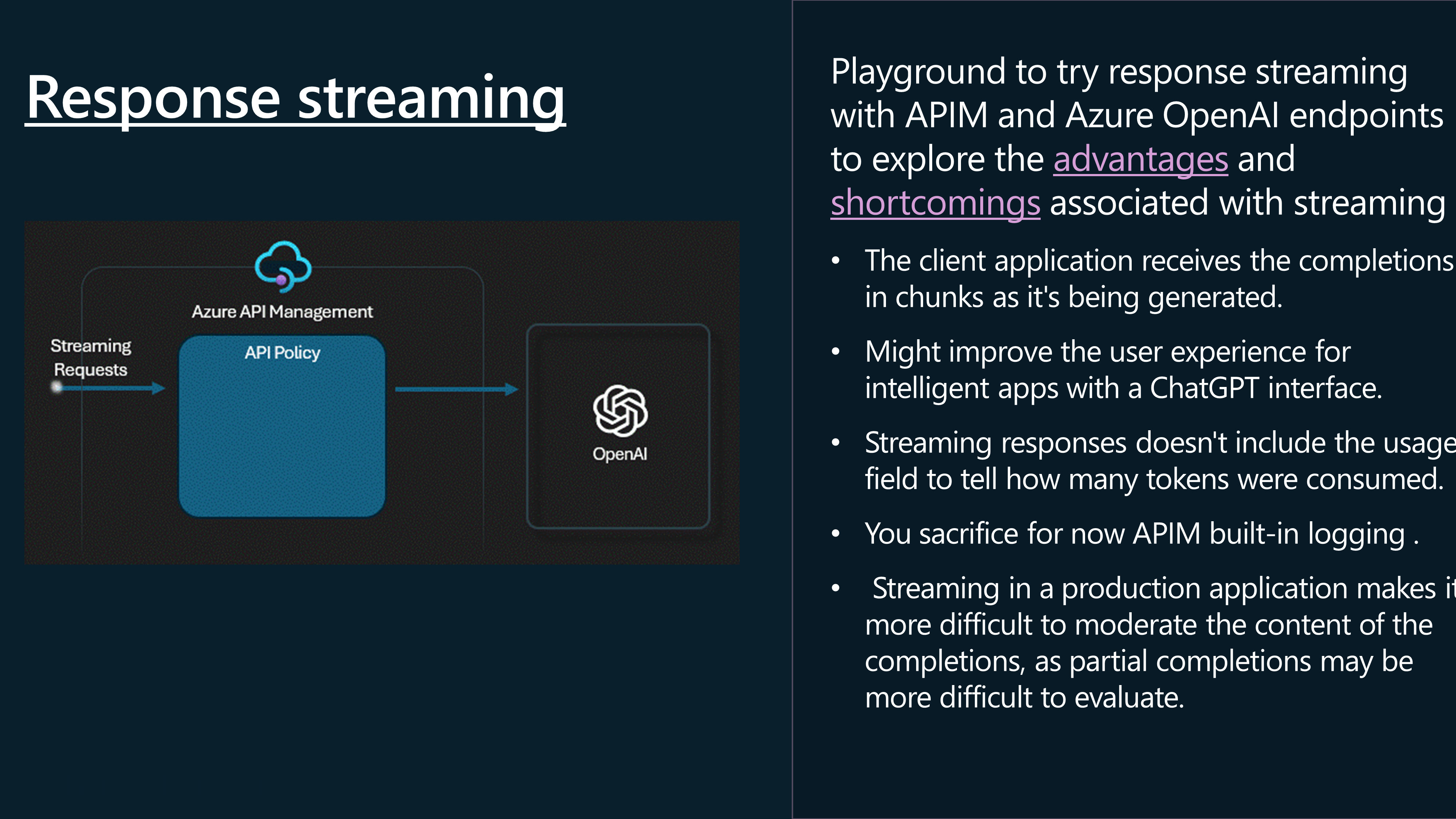 Response Streaming