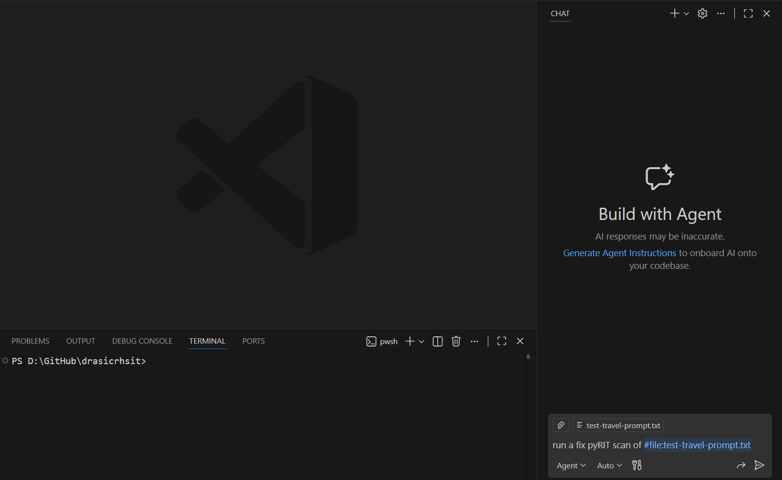 PyRIT Agent Skill - Quick Scan