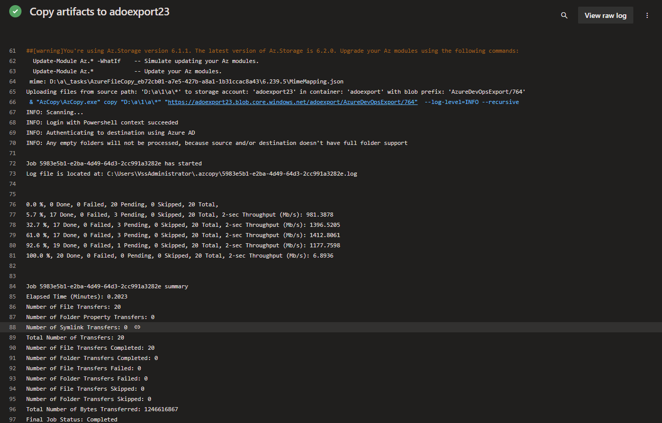 Azure DevOps - Artifact_Export