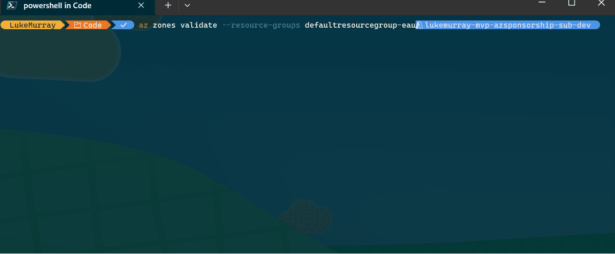 Azure Zones Validate - Scope