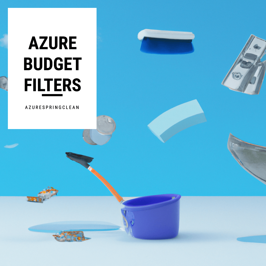 Azure Back to School - Azure Budget Filters