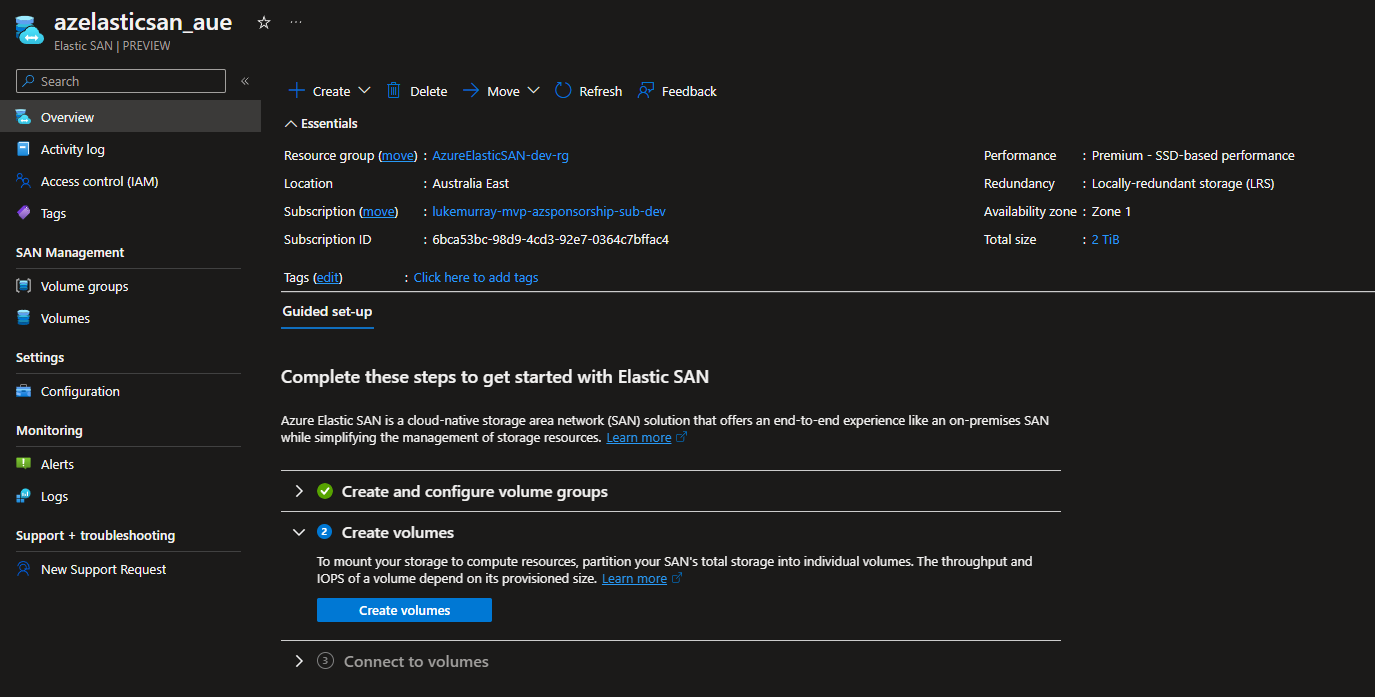 Azure Elastic SAN - Overview