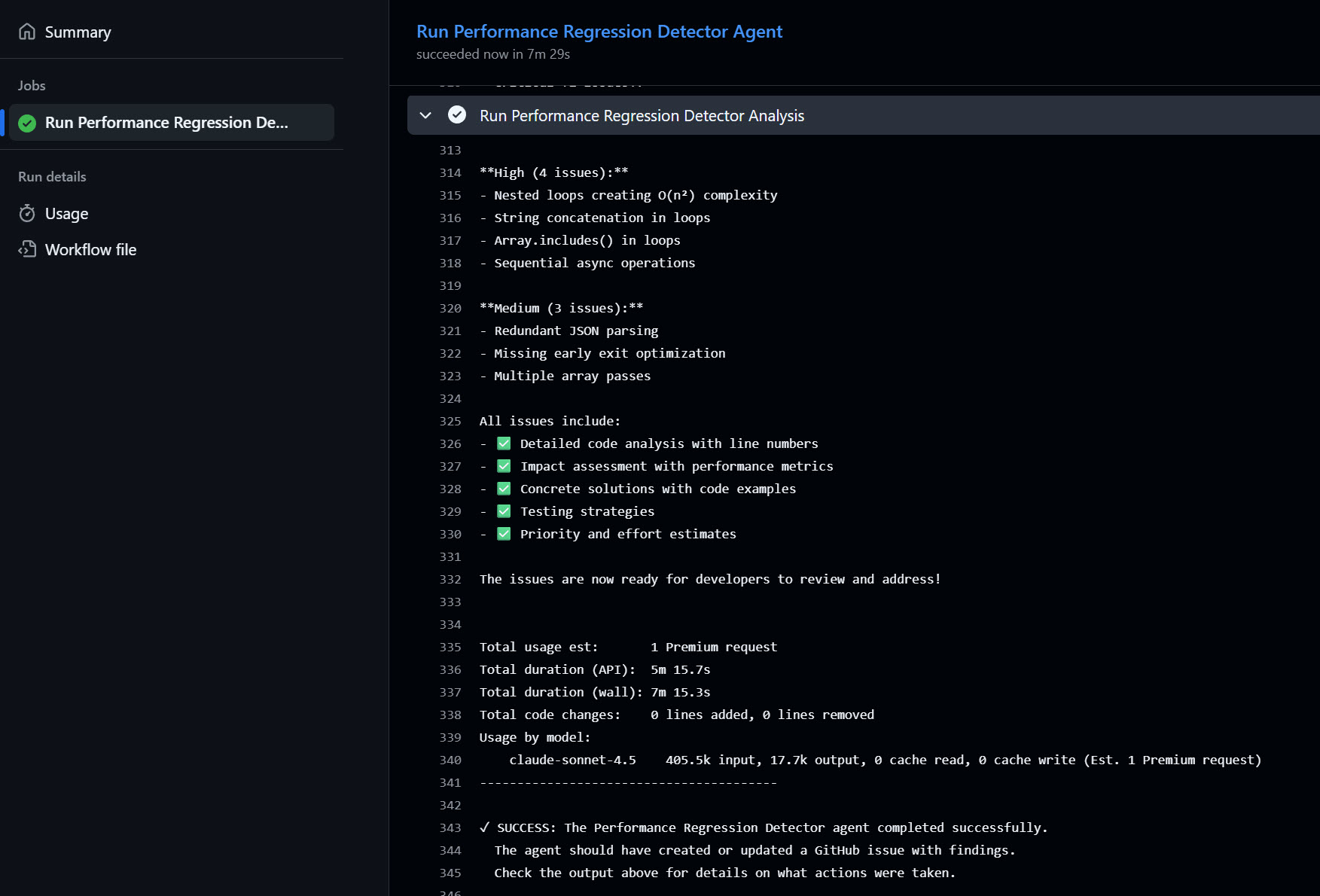 GitHub Actions Run Log