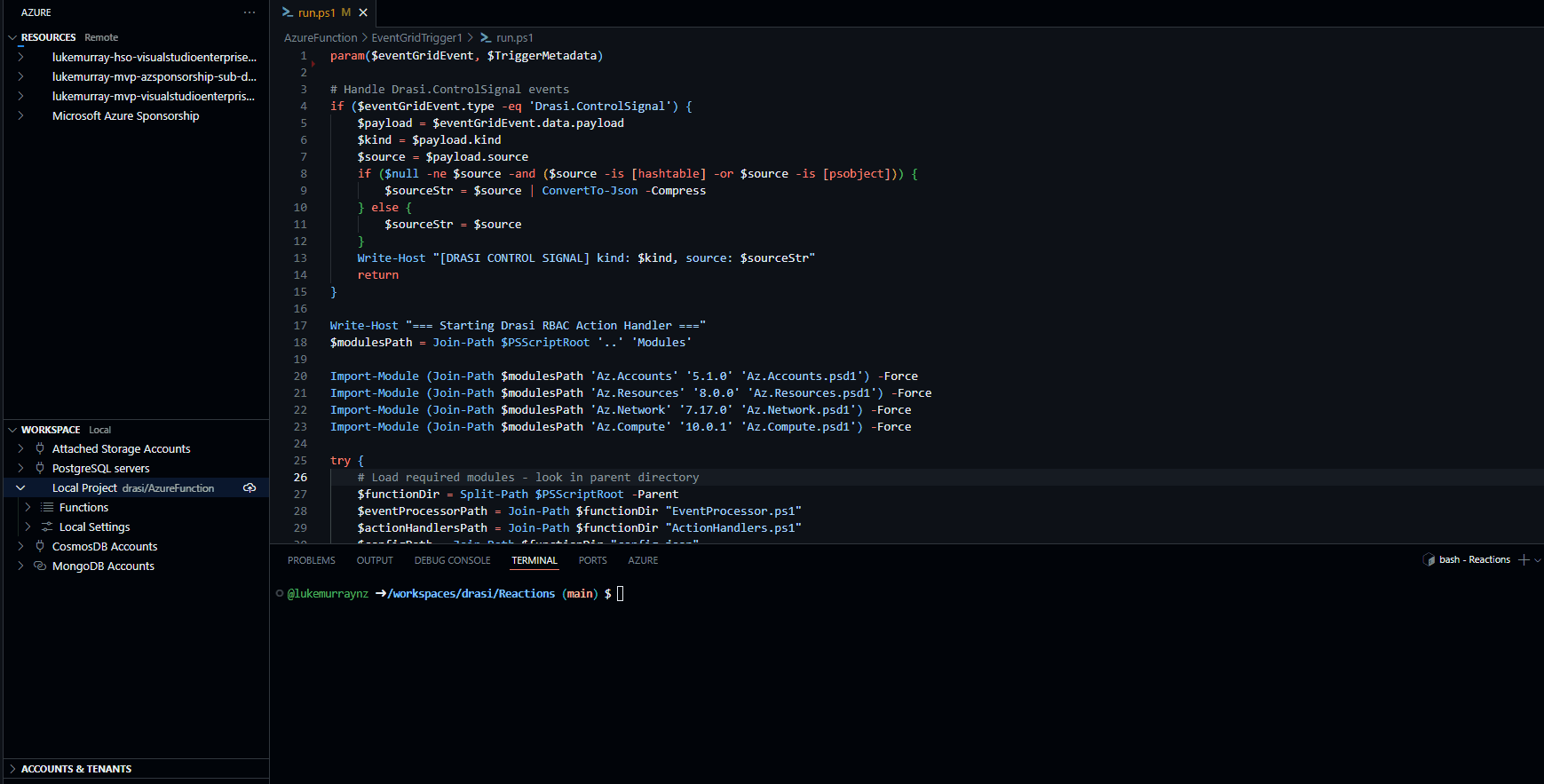 Push Azure Function App