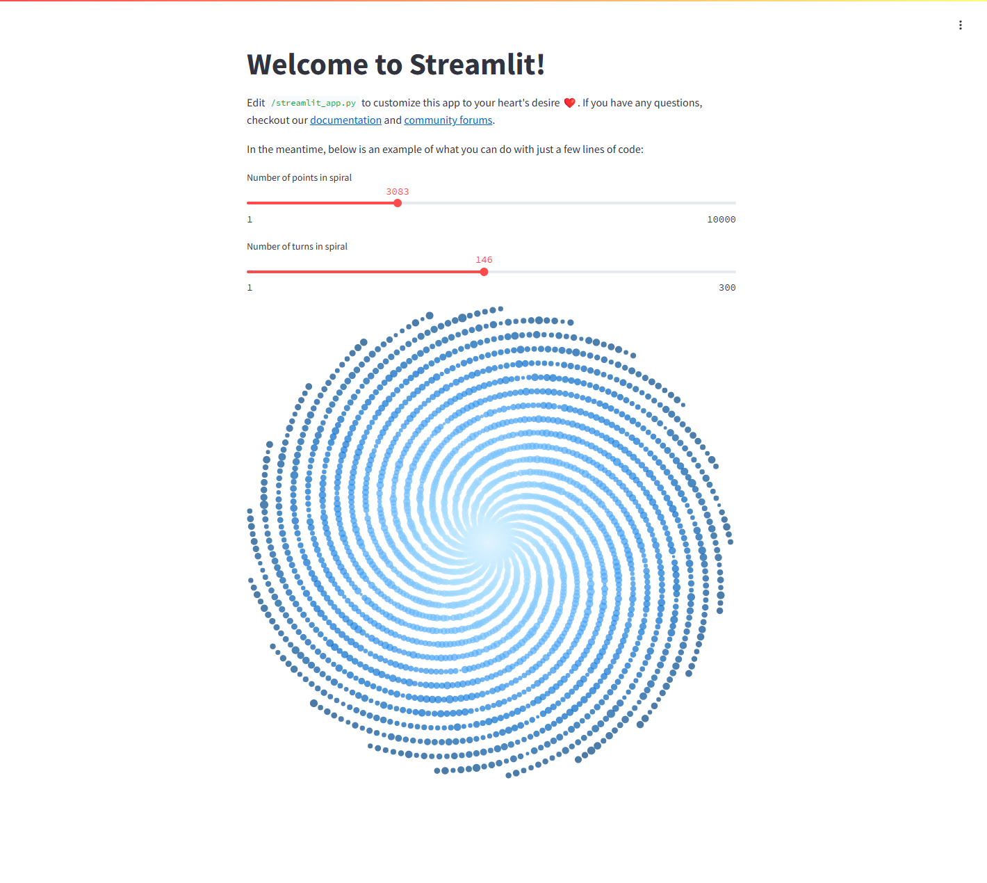 Streamlit Application