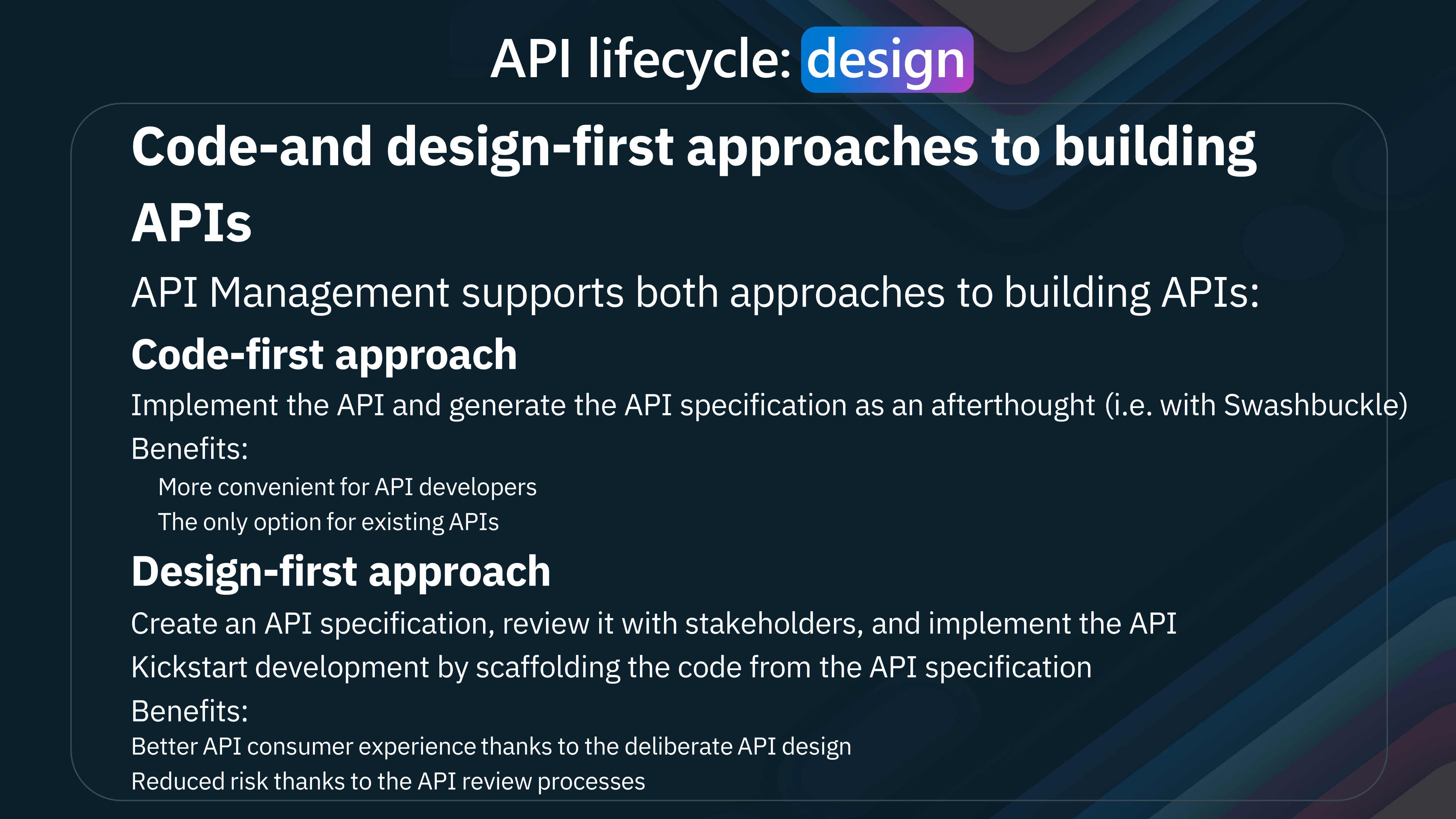 API Lifecycle - Develop