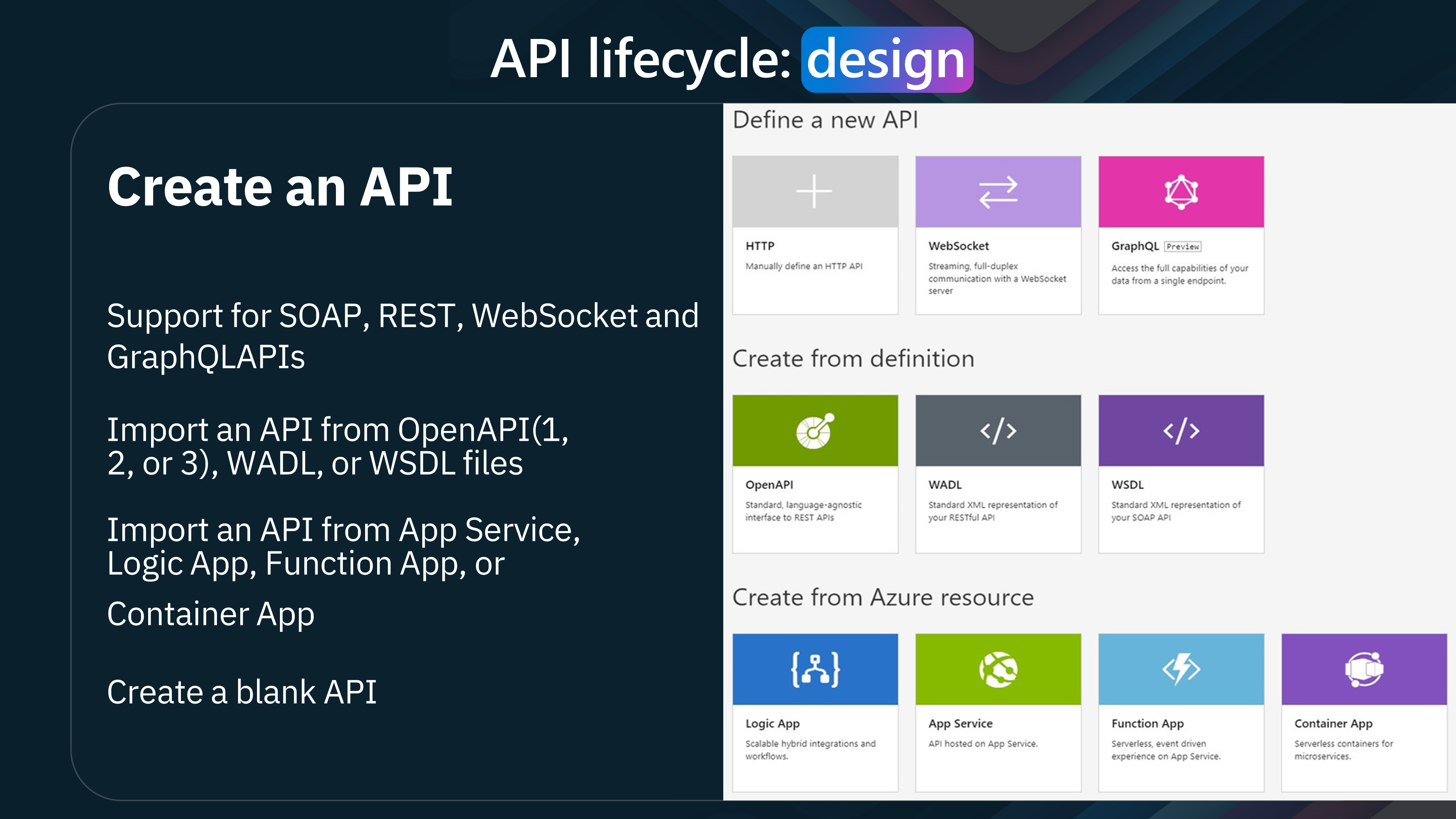 API Management - Create an API