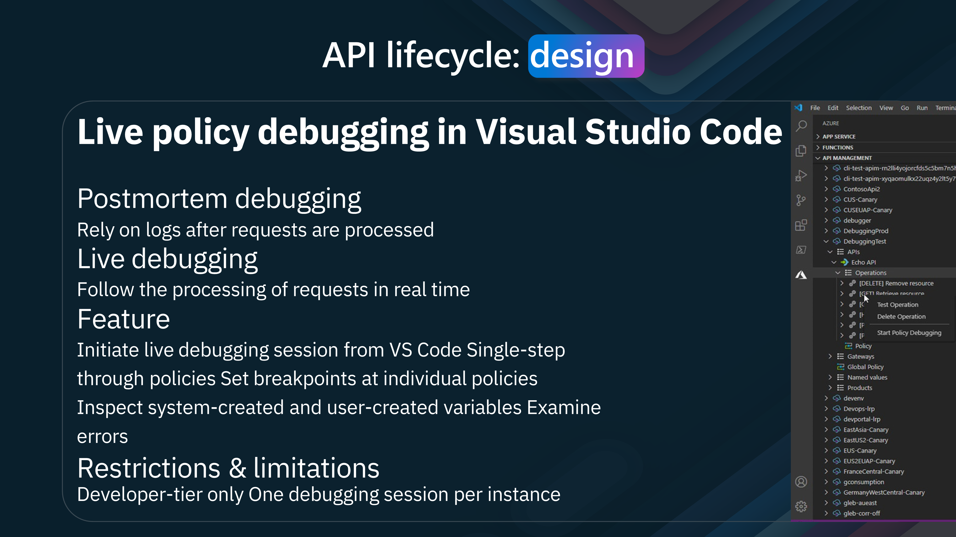 APIM - Visual Studio Code - Test APIs