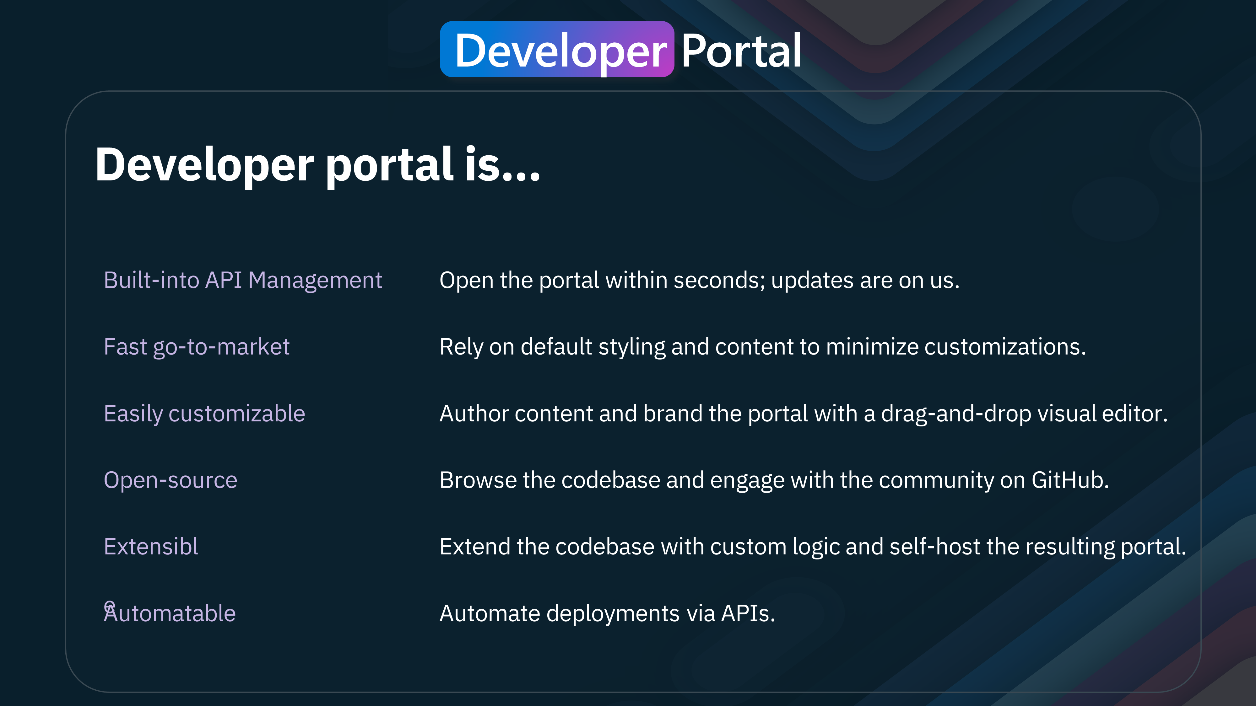 APIM - Developer Portal