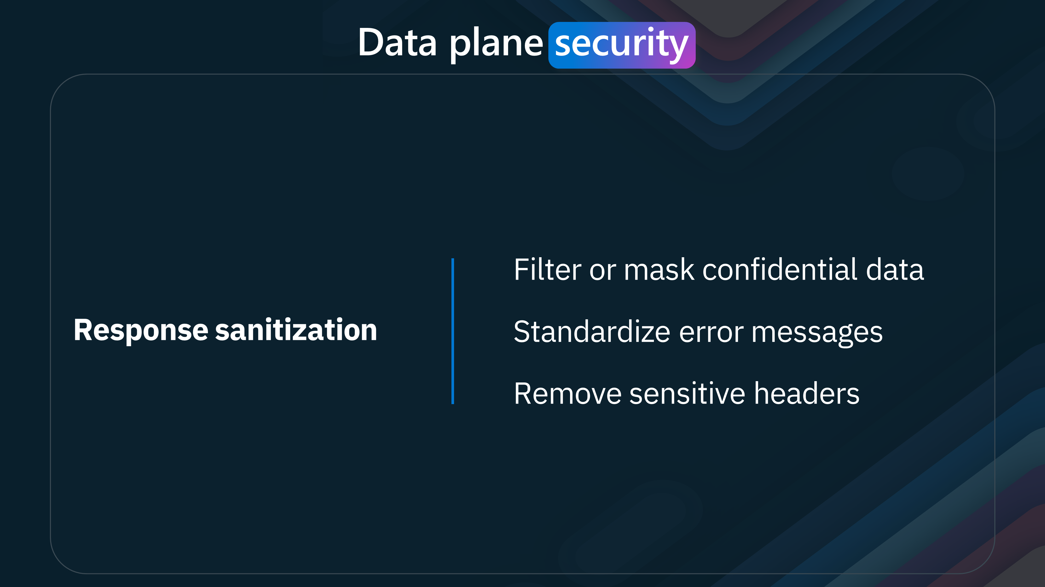 APIM - Data Plane - Sanitization