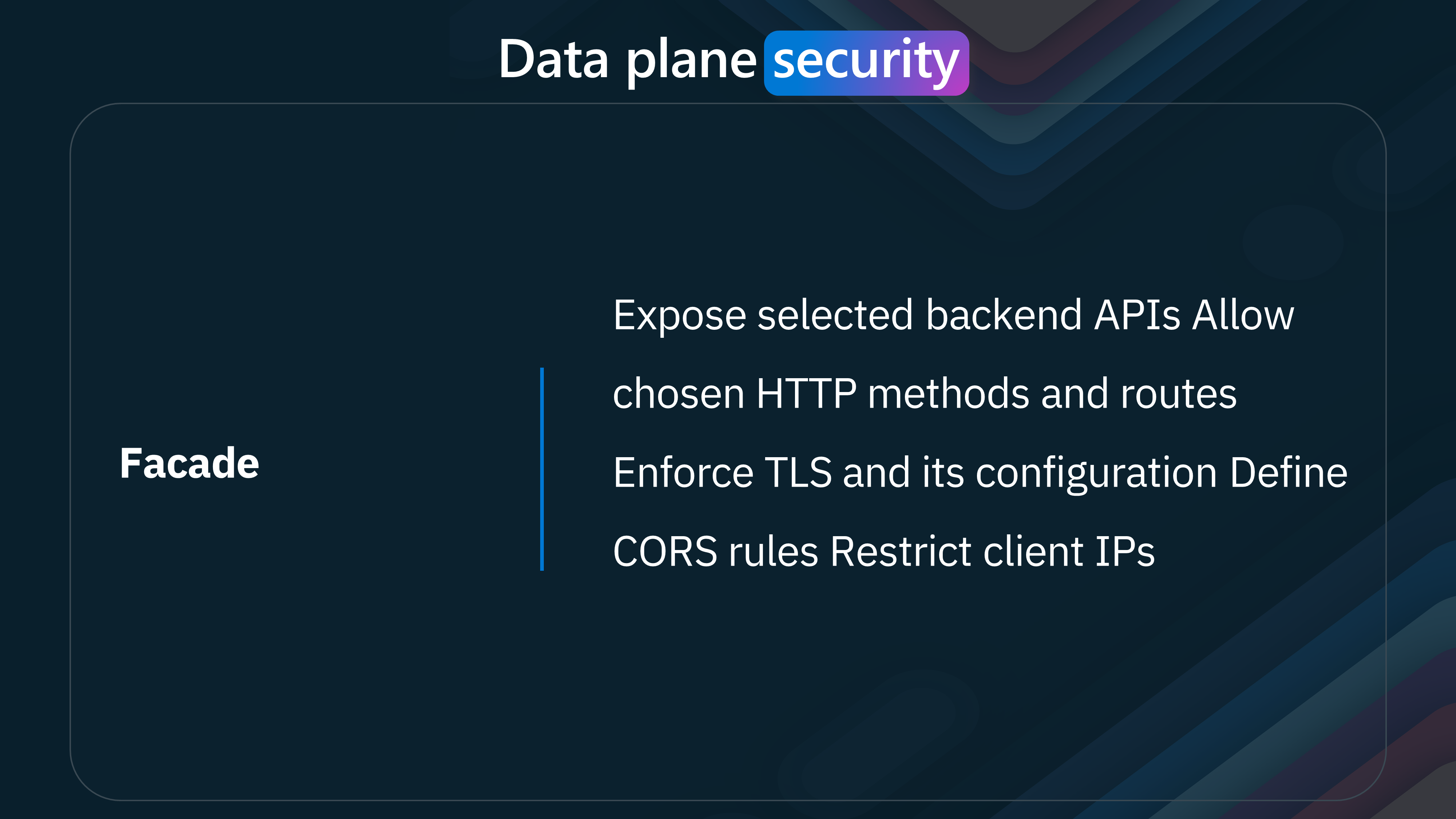 APIM - Data Plane - Facade