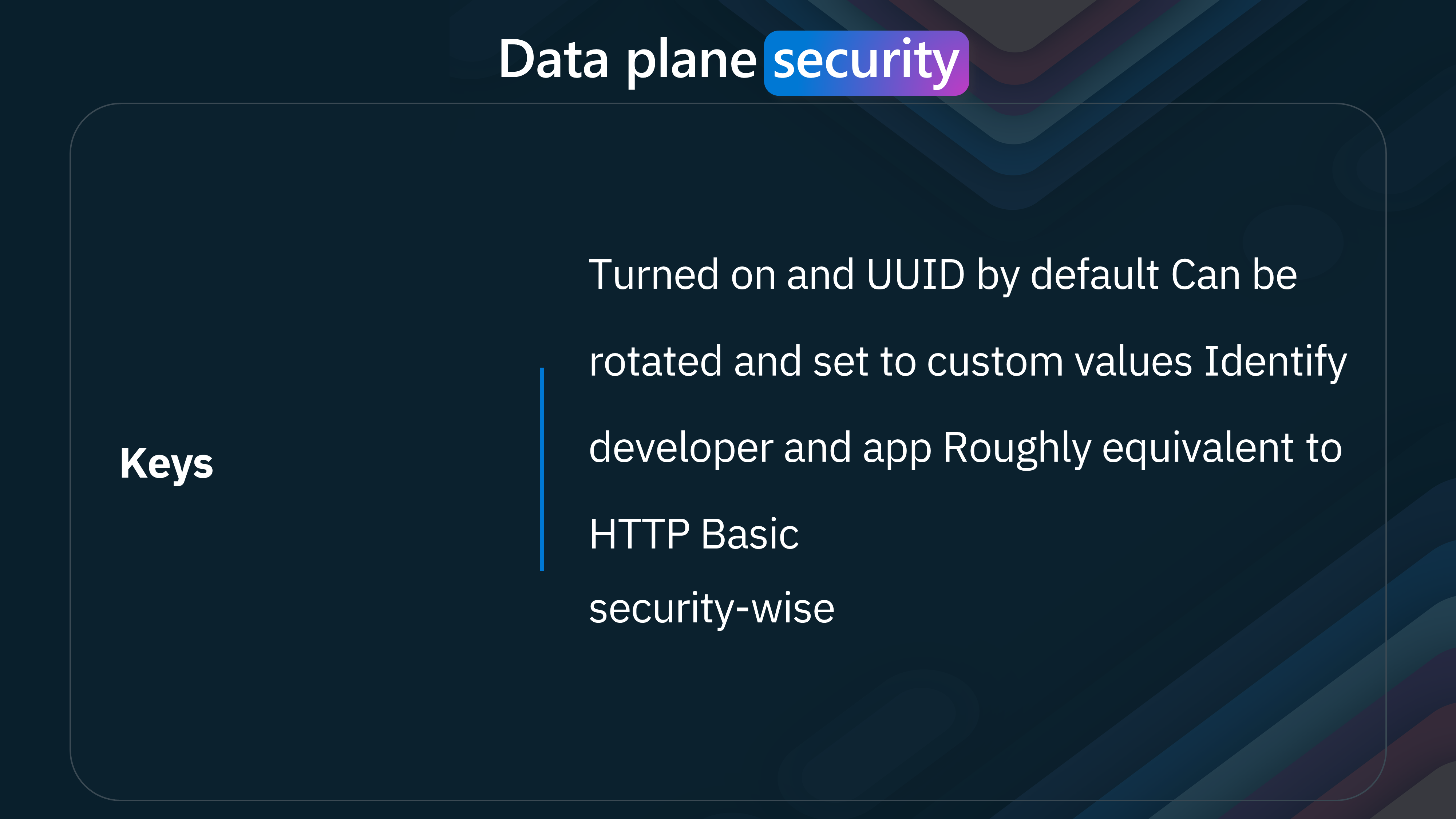 APIM - Data Plane - Keys