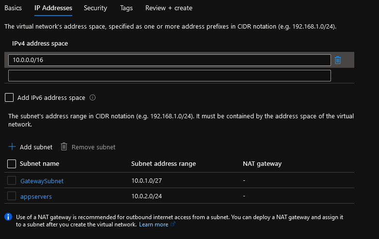 Azure Virtual Network