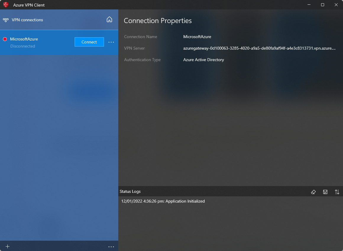 Azure VPN Connection