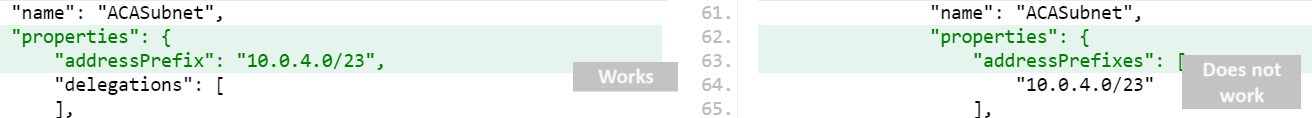 Subnet - Diff