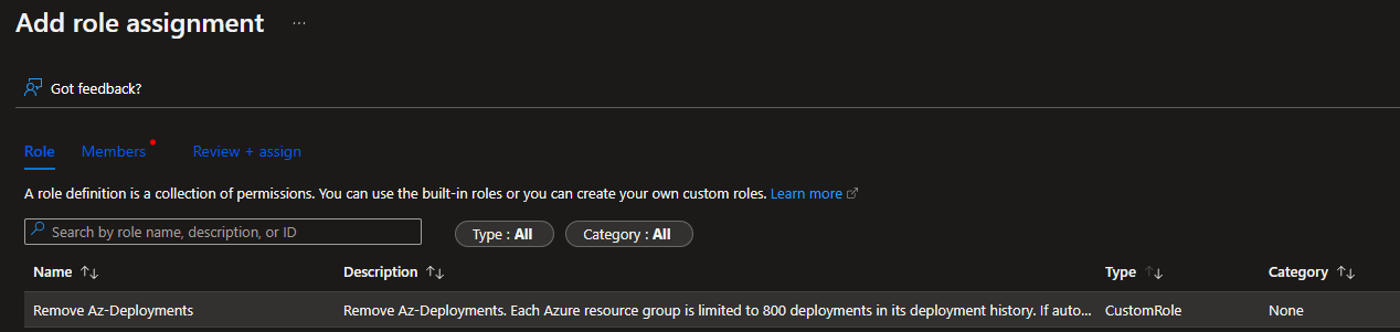 Microsoft Azure - add role assignments