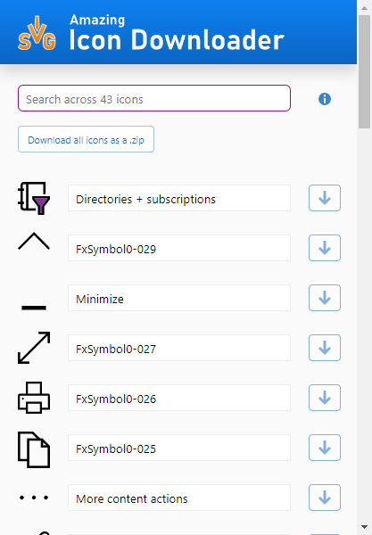 Azure Icon Downloader
