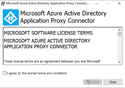 Microsoft Microsoft Entra ID Application Proxy Connector Installation