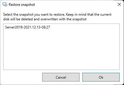 Azure Disk Snapshot